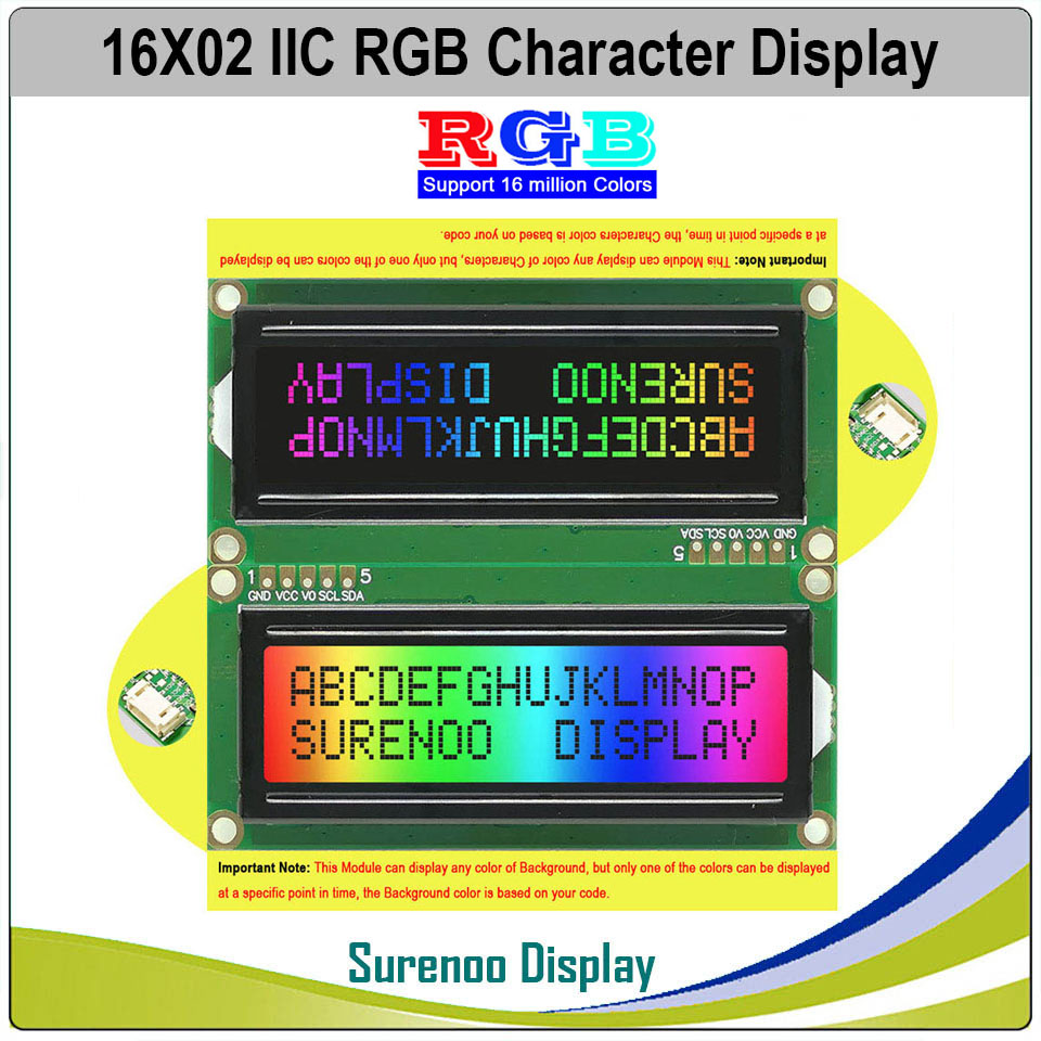 Lcd 1602 - Grove 162 16X2 1602 3,3-5V seriële