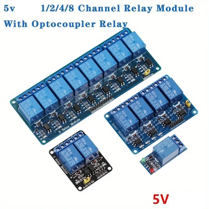 Relay Module 4 Channel - 2Pc 1/2/4/8 Kanaal 5V Relaismodule Met