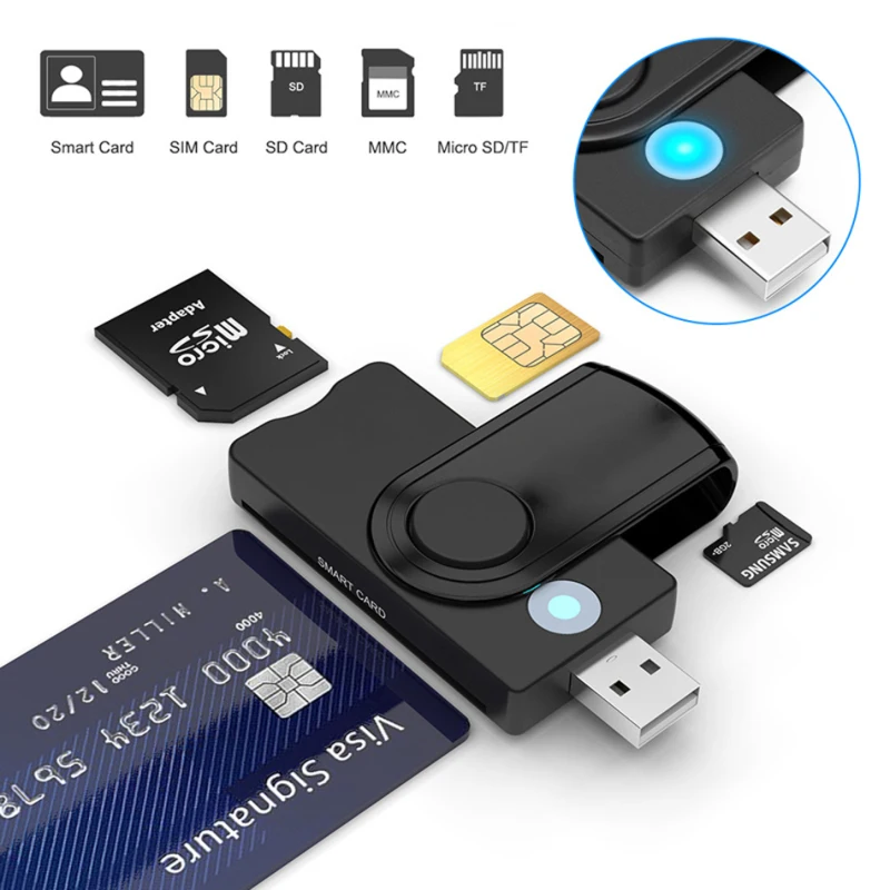 Sd Card Module - Usb 3.0 2.0 Smart Card Lezer
