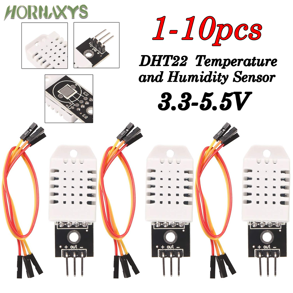 Dht22 - 10/1pcs DHT22 Digitale Temperatuur- en Vochtigheidssensor