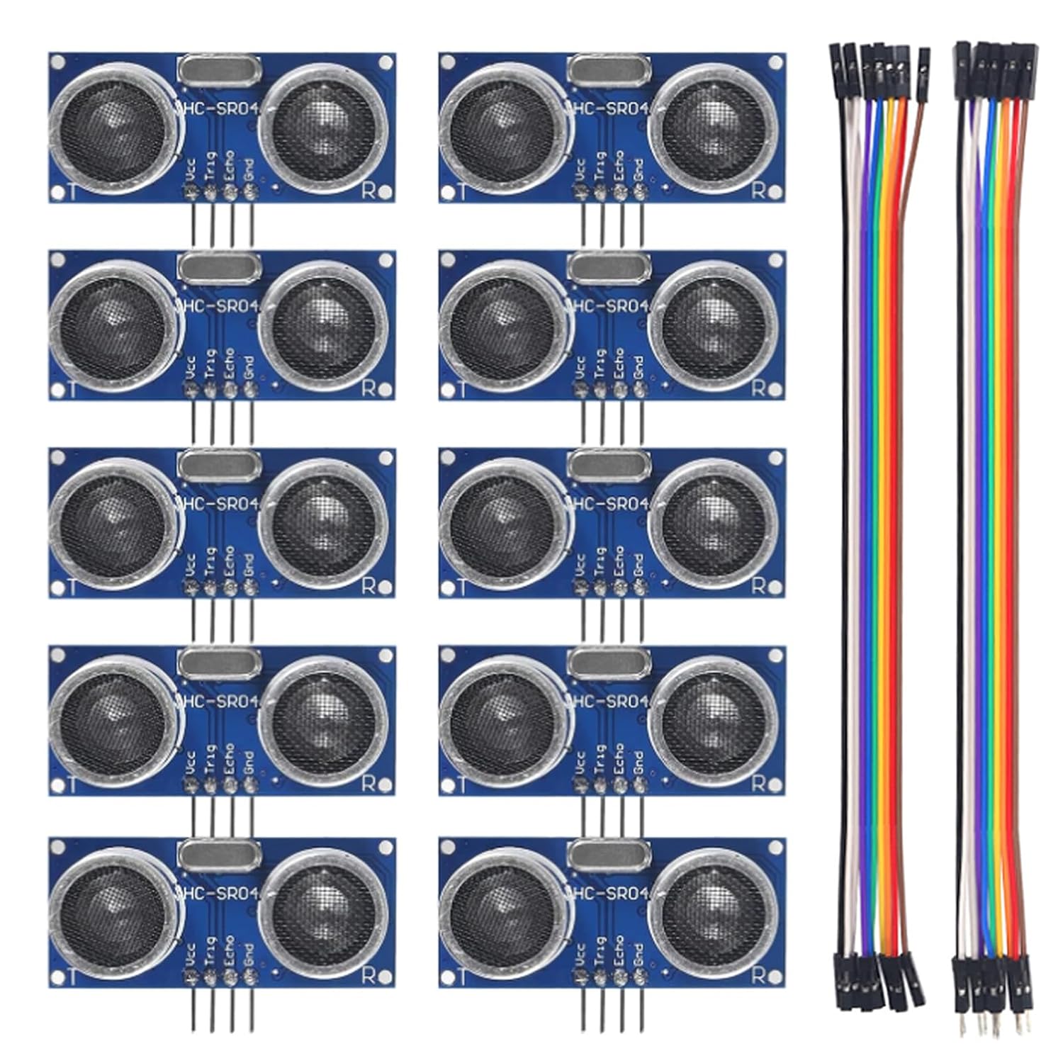 Ultrasonic Sensor Hc-Sr04 - 10 stks HC-SR04 Ultrasone Sensor Afstand