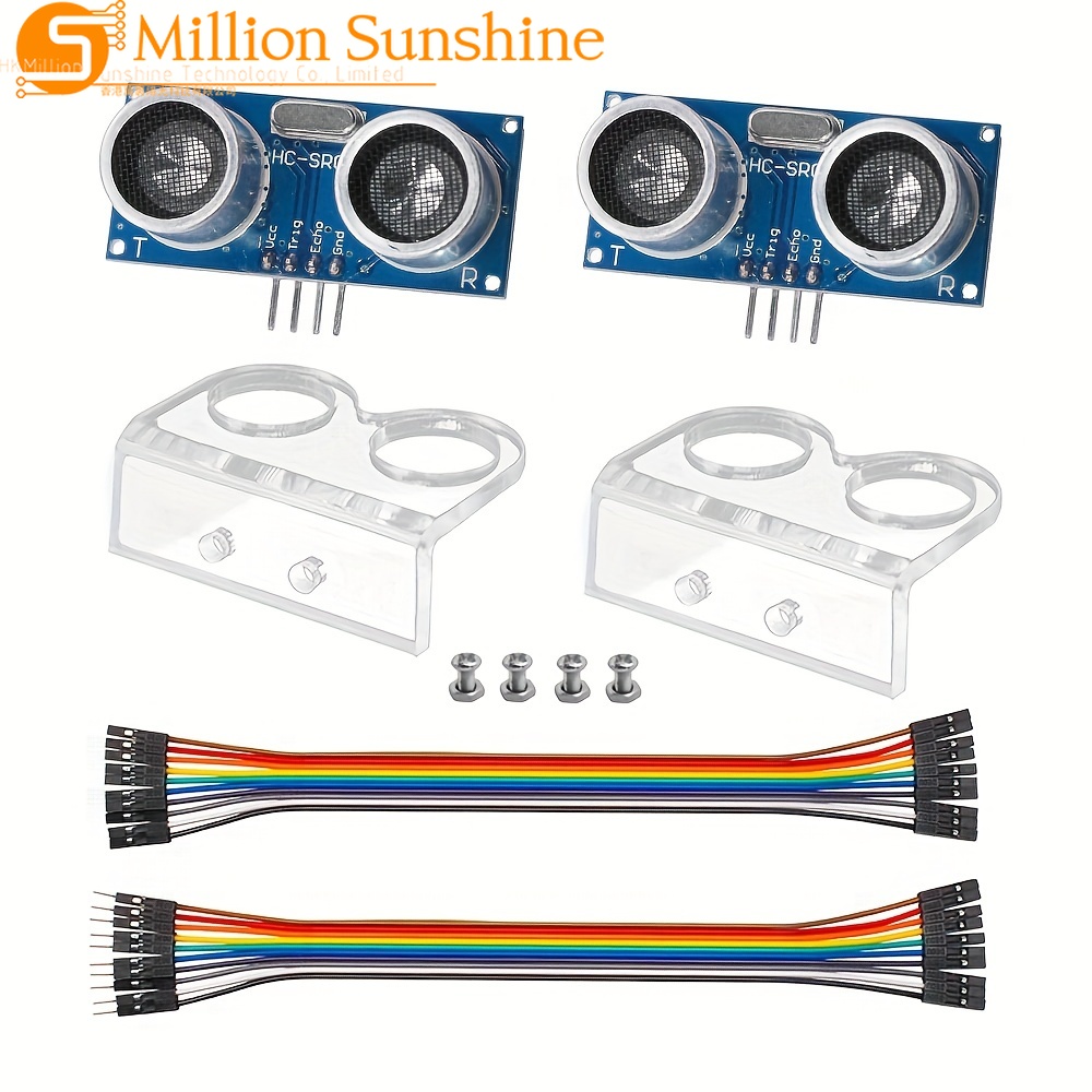 Ultrasonic Sensor Hc-Sr04 - 2 stuks HC-SR04 Ultrasone sensormodule voor