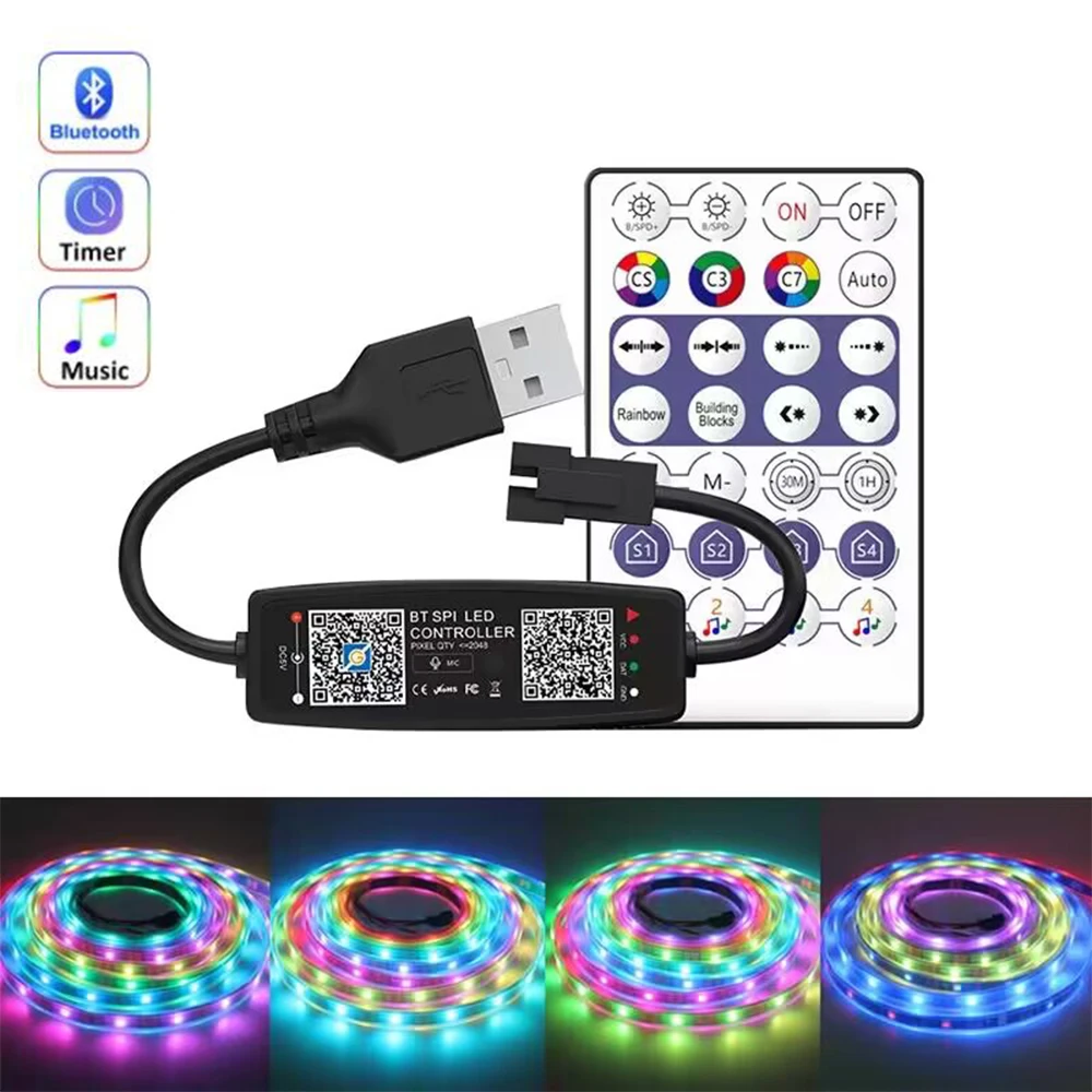 Ws2812B Strip 5V - Ws2812b Controller Bluetooth Muziek Voor Pixel