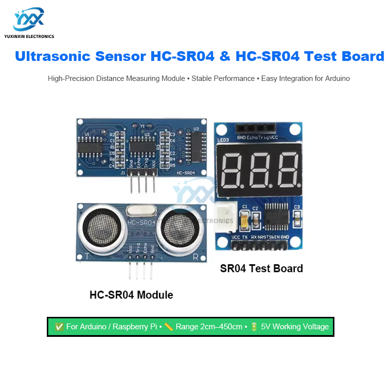 Ultrasonic Sensor Hc-Sr04 - Ultrasone sensor HC-SR04 HCSR04 Afstandsmeetmodule Ultrasone