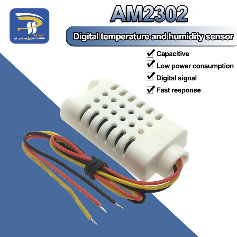 Dht22 - 1Pcs Bedrade DHT22/AM2302 Digitale Temperatuur En