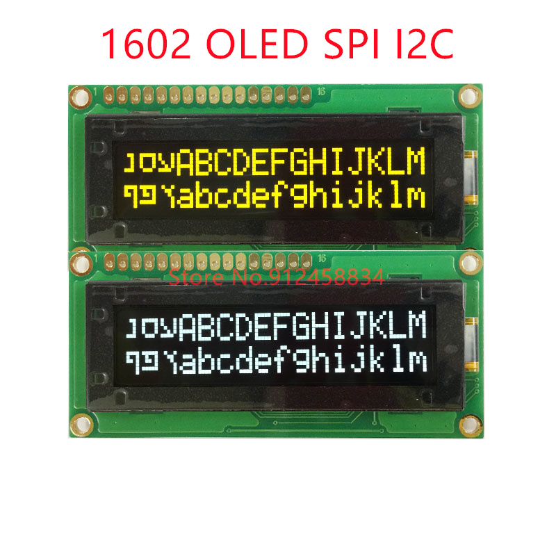 Lcd 1602 - 1602 16X2 OLED SPI I2C 3.3