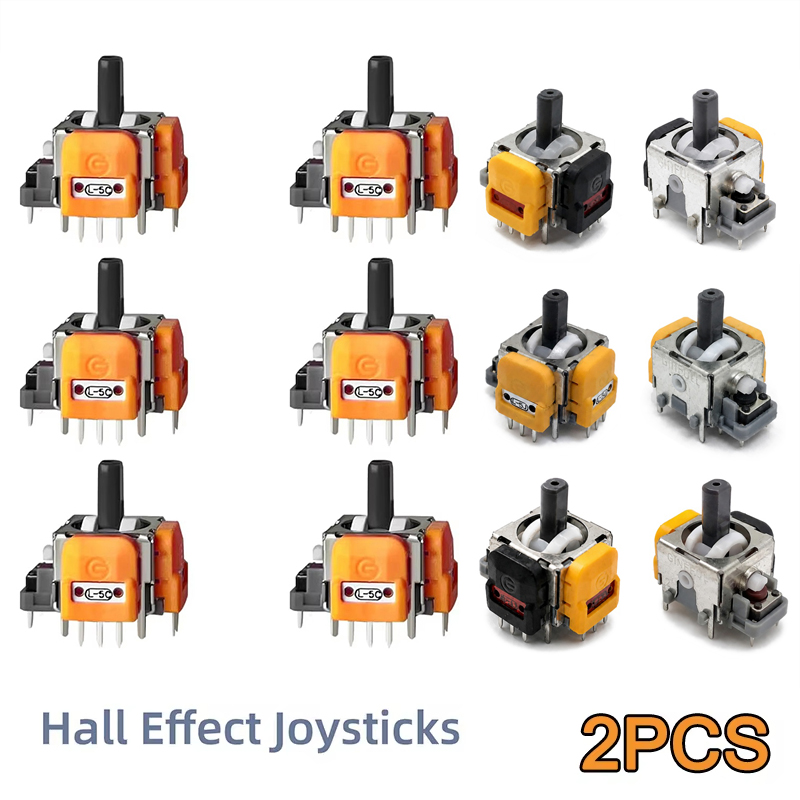 Joystick Module - 2 stuks analoge sensor Hall-effect joystick