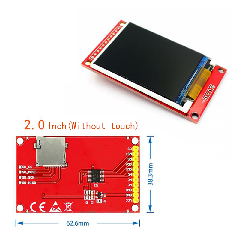 1.44/1.8/2.0/2.2/2.8 Inch TFT  - Ili9341 recensie en prijs