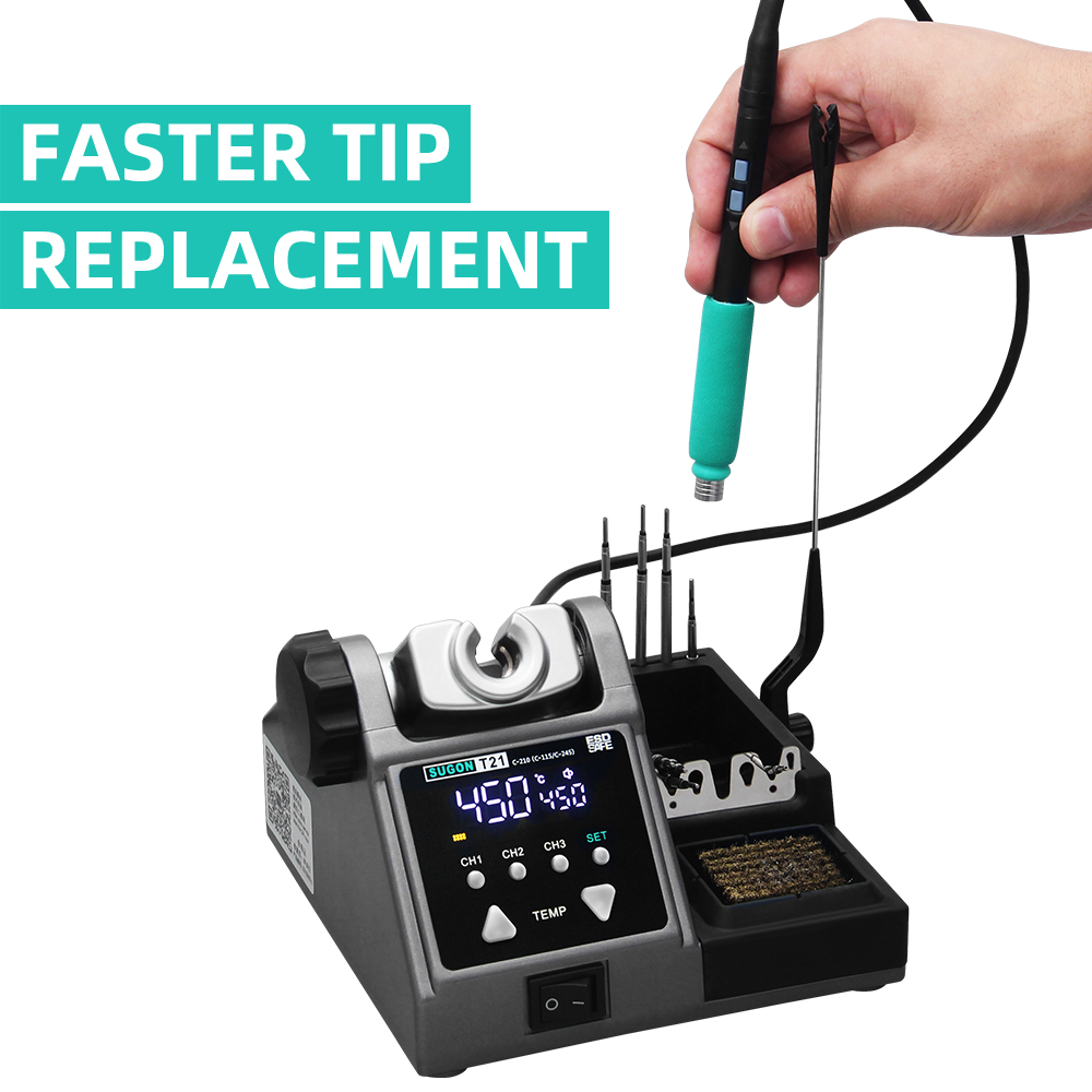 Sugon T21 Soldeerstation Compa - Soldering Iron Temperature Probe recensie en prijs