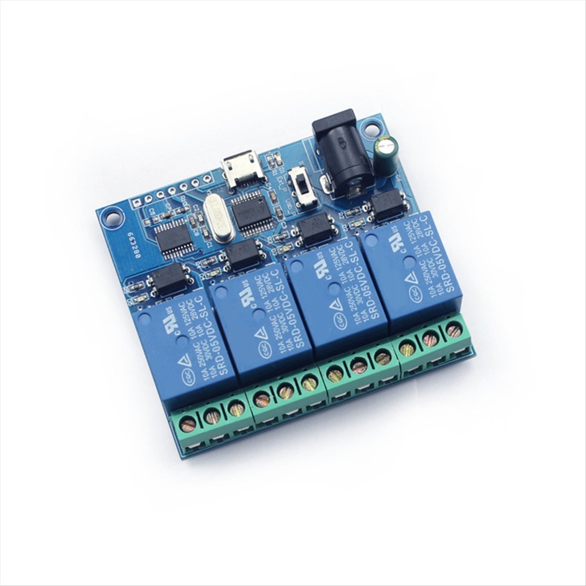 AT42 4-kanaals USB-relaismodul - Relay Module 4 Channel recensie en prijs