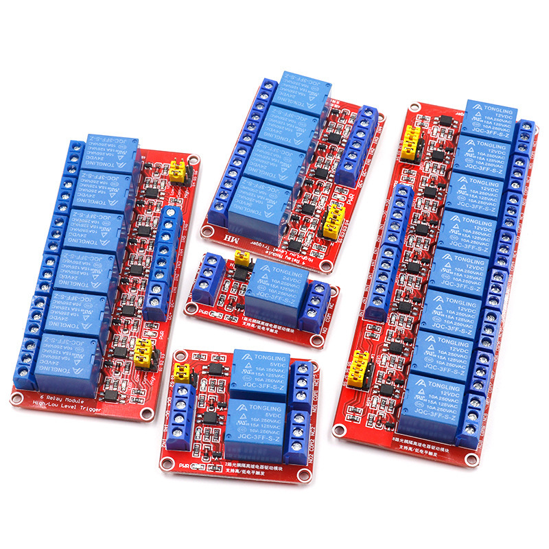 1/2/4/8-kanaals 5V/12V/24V rel - Relay Module 4 Channel recensie en prijs
