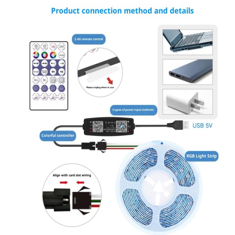 WS2812B Bluetooth Muziek LED C - Ws2812B Strip 5V recensie en prijs