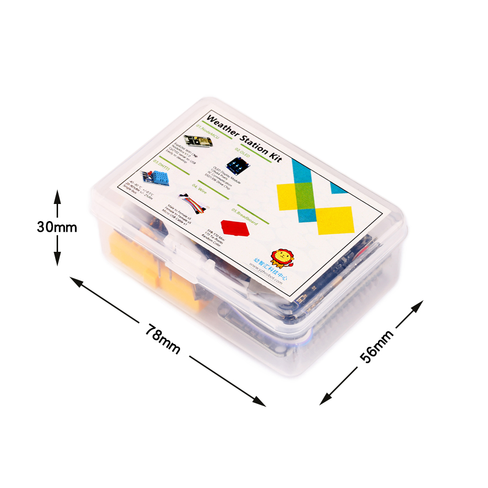 ESP8266 Weerstation Diy Kit Me - Oled Display 0.96 recensie en prijs