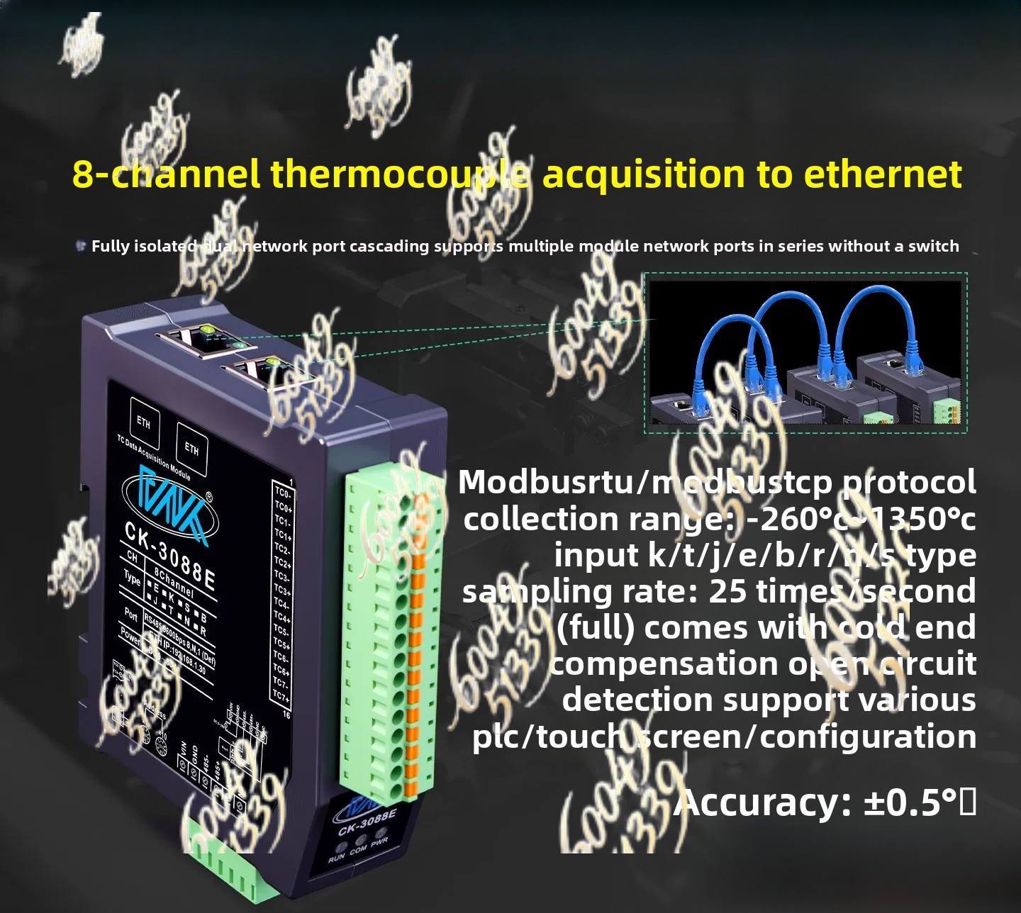 van toepassing op 8CH volledig - Thermocouple Module K Type recensie en prijs