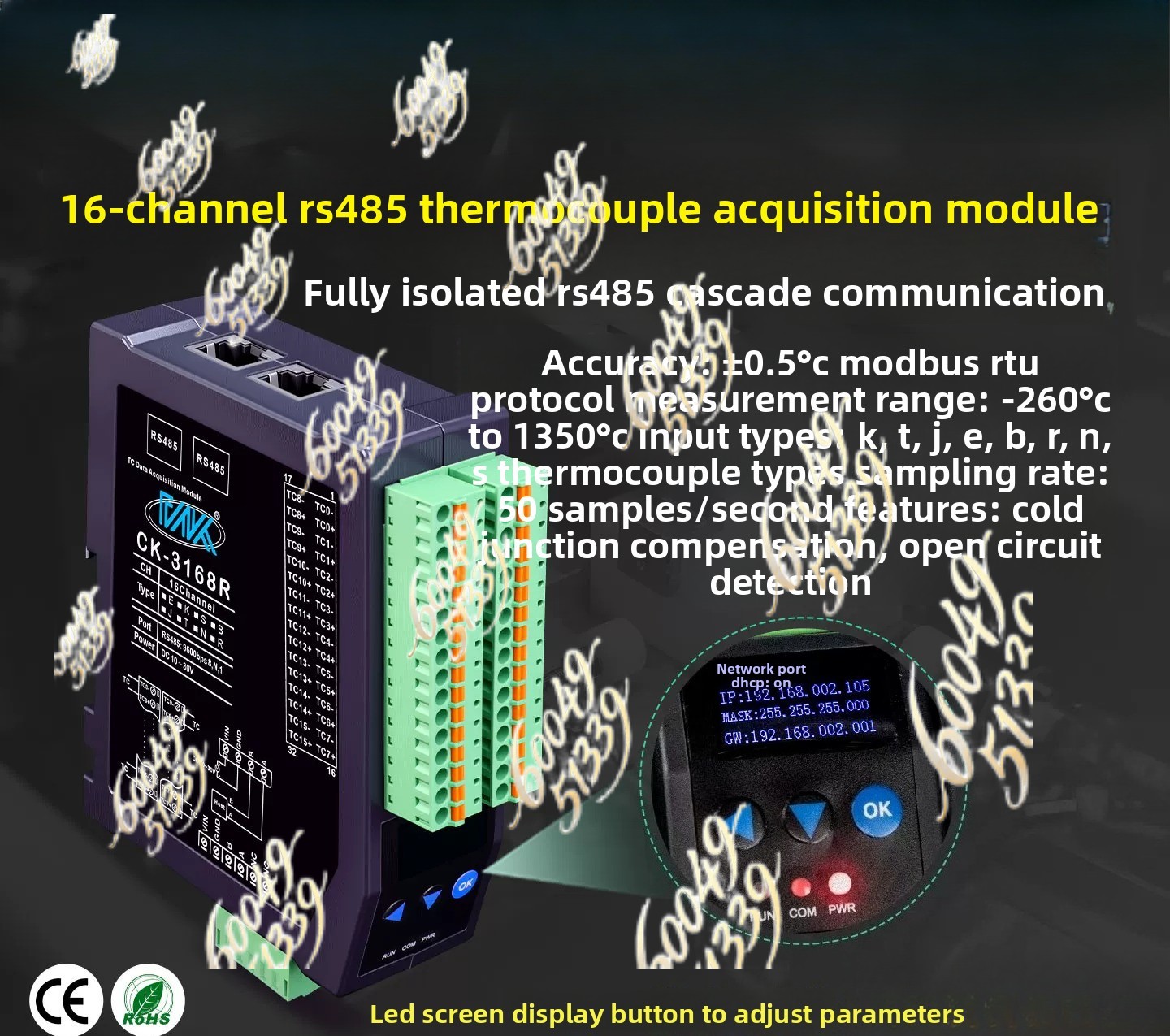 van toepassing op 8CH volledig - Thermocouple Module K Type recensie en prijs