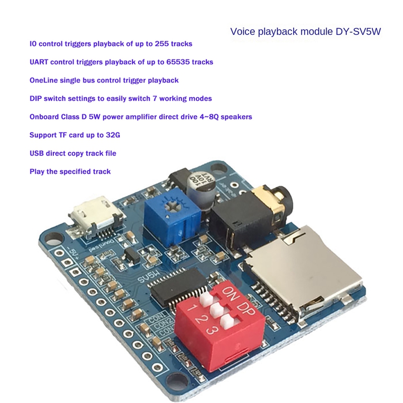 DY-SV5W Voice Playback Module  - Sd Card Module recensie en prijs