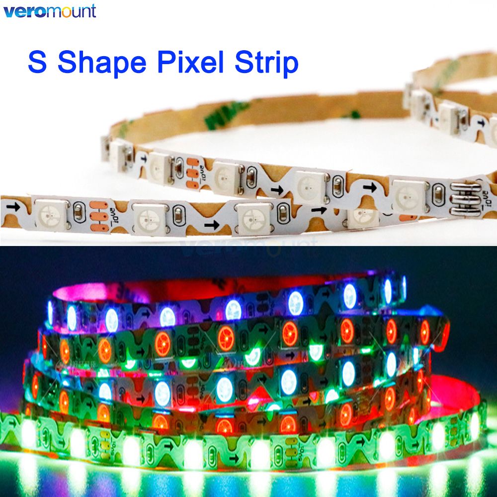 6Mm Smal Met Pcb S Vorm Flexib - Ws2812B Strip 5V recensie en prijs