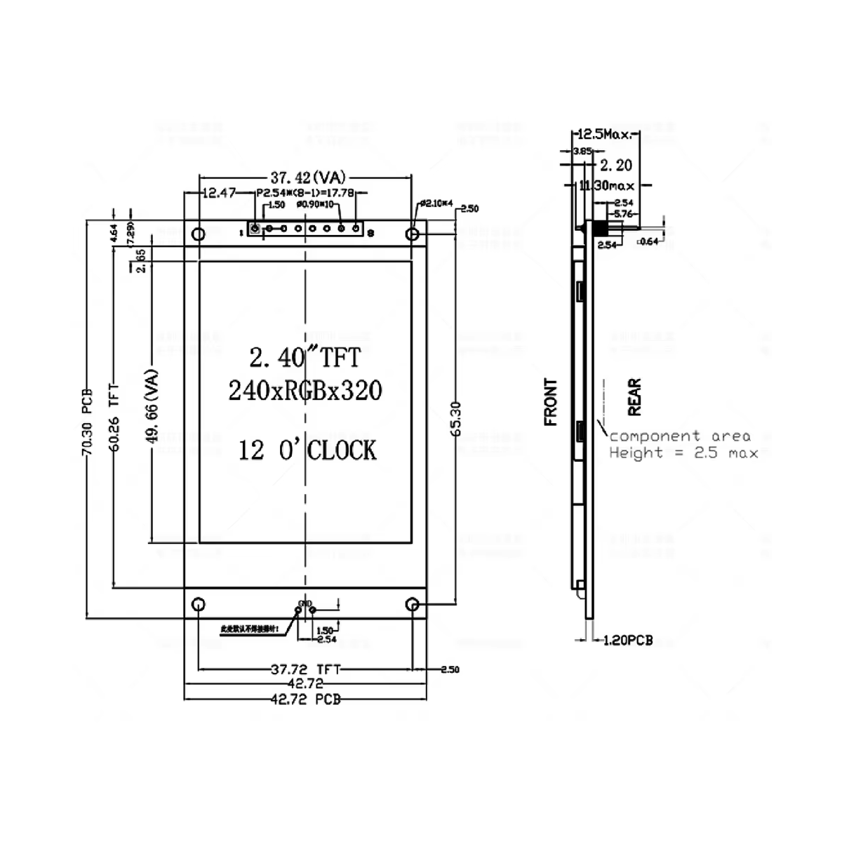 2,4 inch TFT LCD-displaymodule - Tft Display 2.4 recensie en prijs