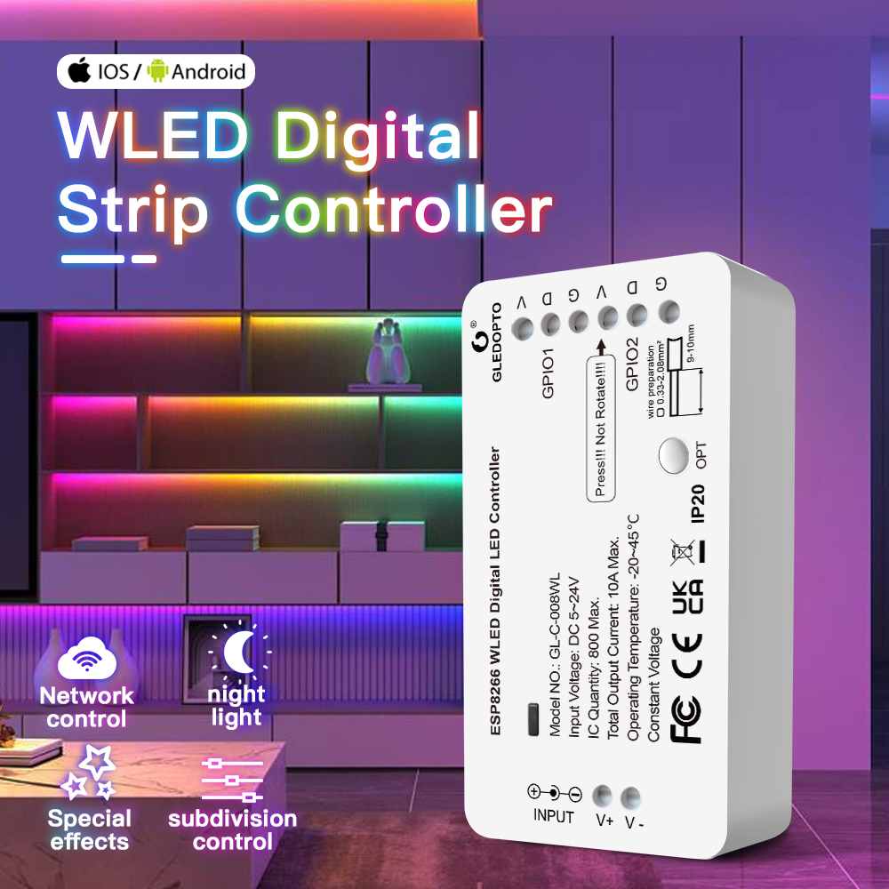 5 V-24 V WLED RGB RGBW Digital - Ws2812B Strip 5V recensie en prijs