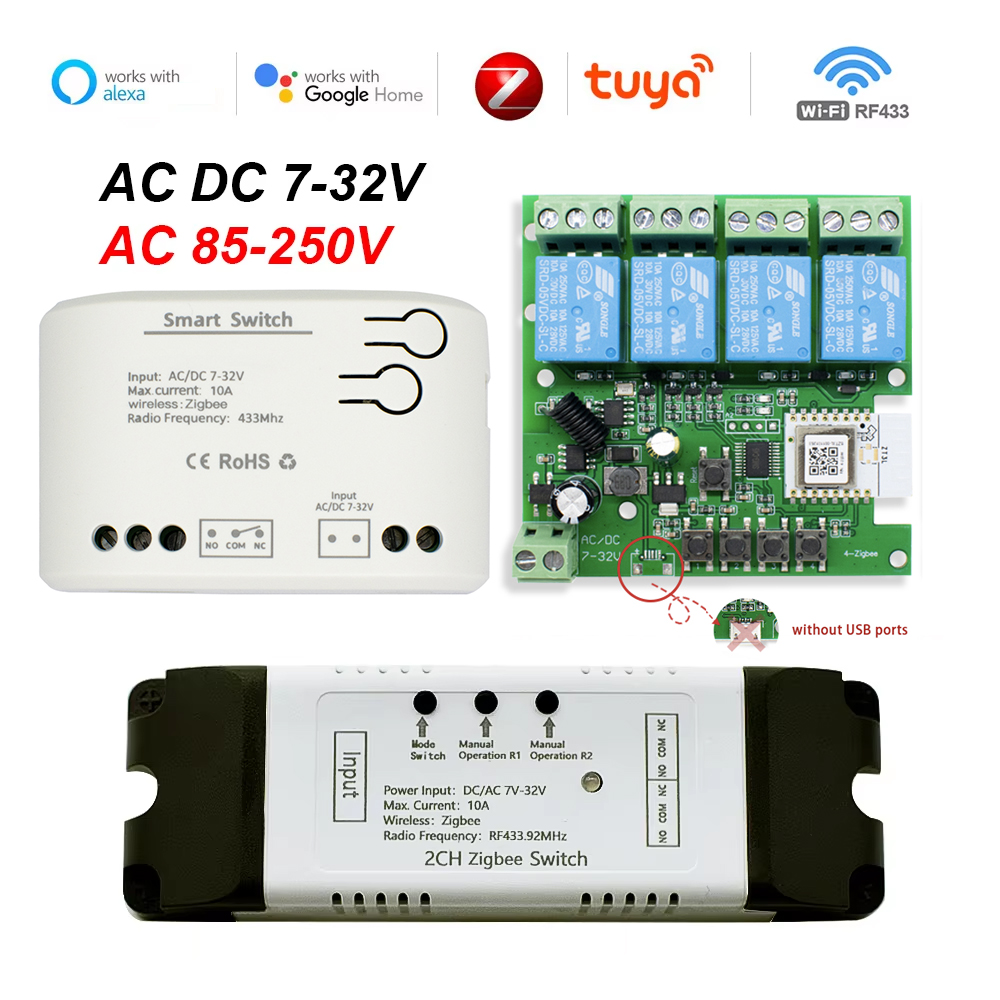 Tuya Zigbee Afstandsbediening  - Relay Module 4 Channel recensie en prijs