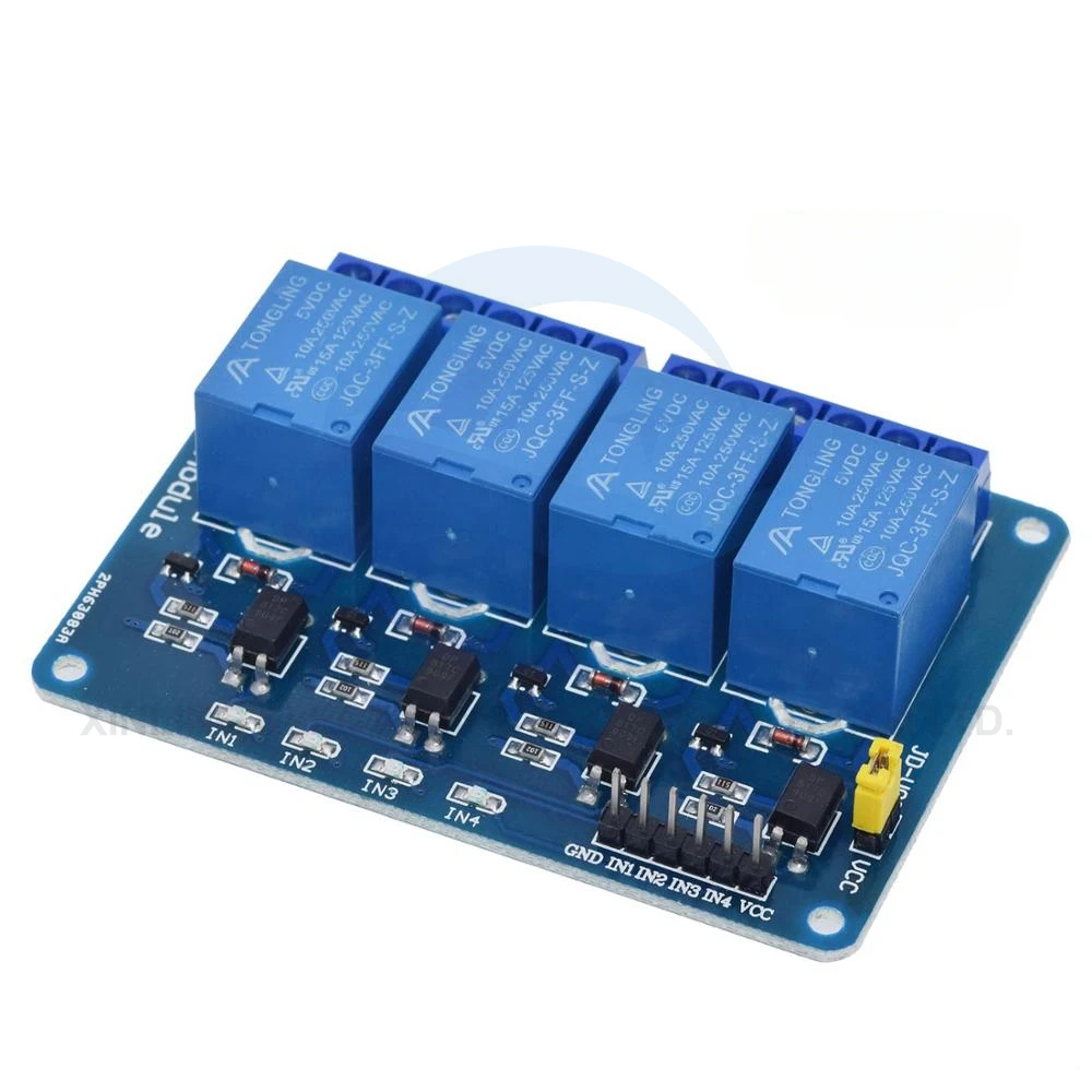 5/12V 1/2/4/6/8 Kanaals Relais - Relay Module 4 Channel recensie en prijs
