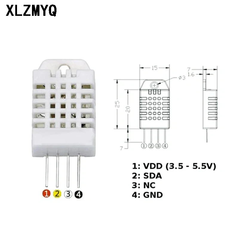 5 stks DHT22 Digitale Temperat - Dht22 recensie en prijs