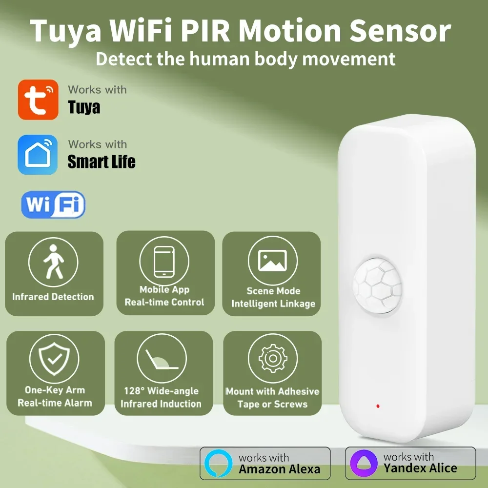 Tuya WiFI Bewegingssensor PIR  - Pir Motion Sensor recensie en prijs