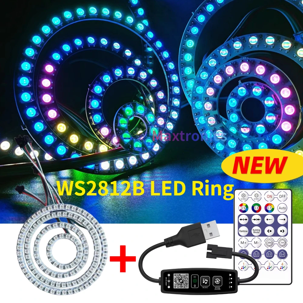 WS2812B RGB Led Ring Kit Indiv - Ws2812B recensie en prijs